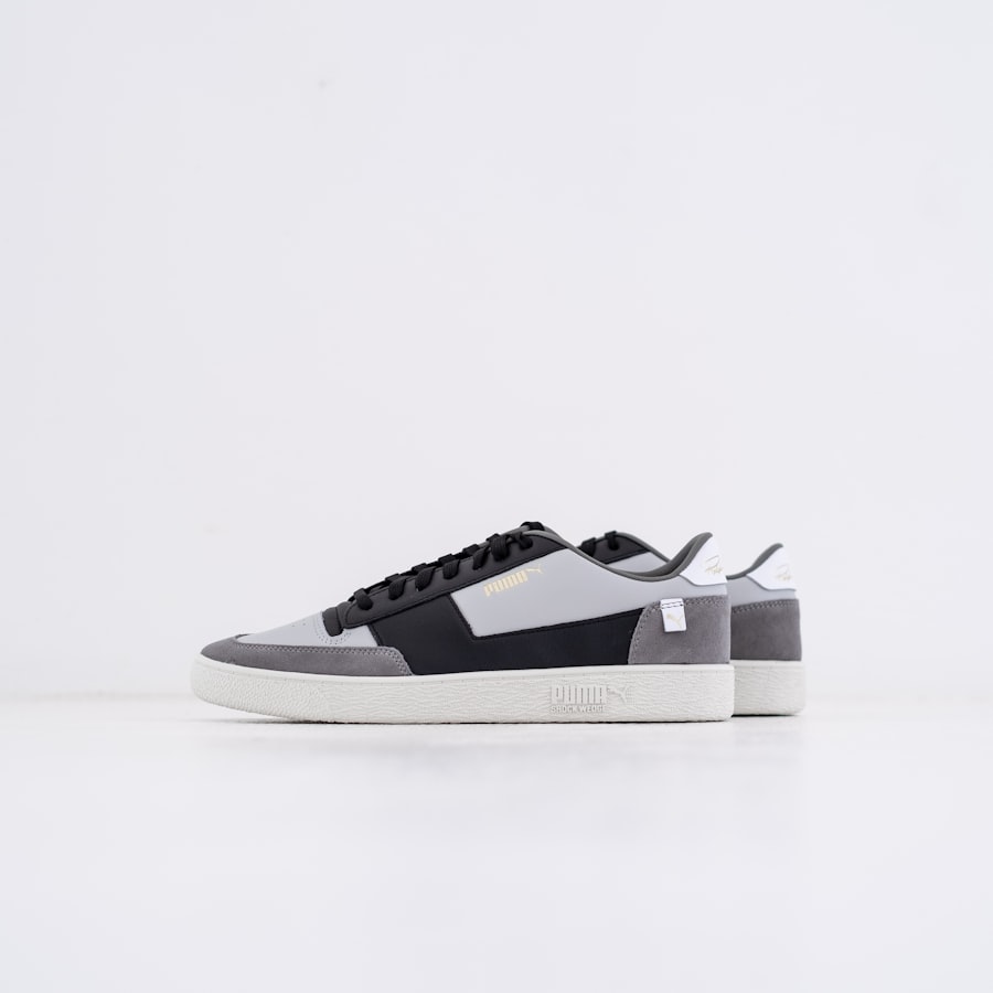 Pair of sneakers in the studio